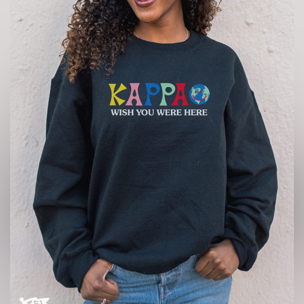 KAPPA Astroworld Sweatshirt🌎 | Wish You Were Here Crewneck size Large